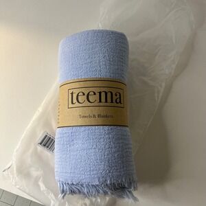 Teema Turkish Cotton The Sky Dream Towel Towels & Blankets Blue Cotton NWT